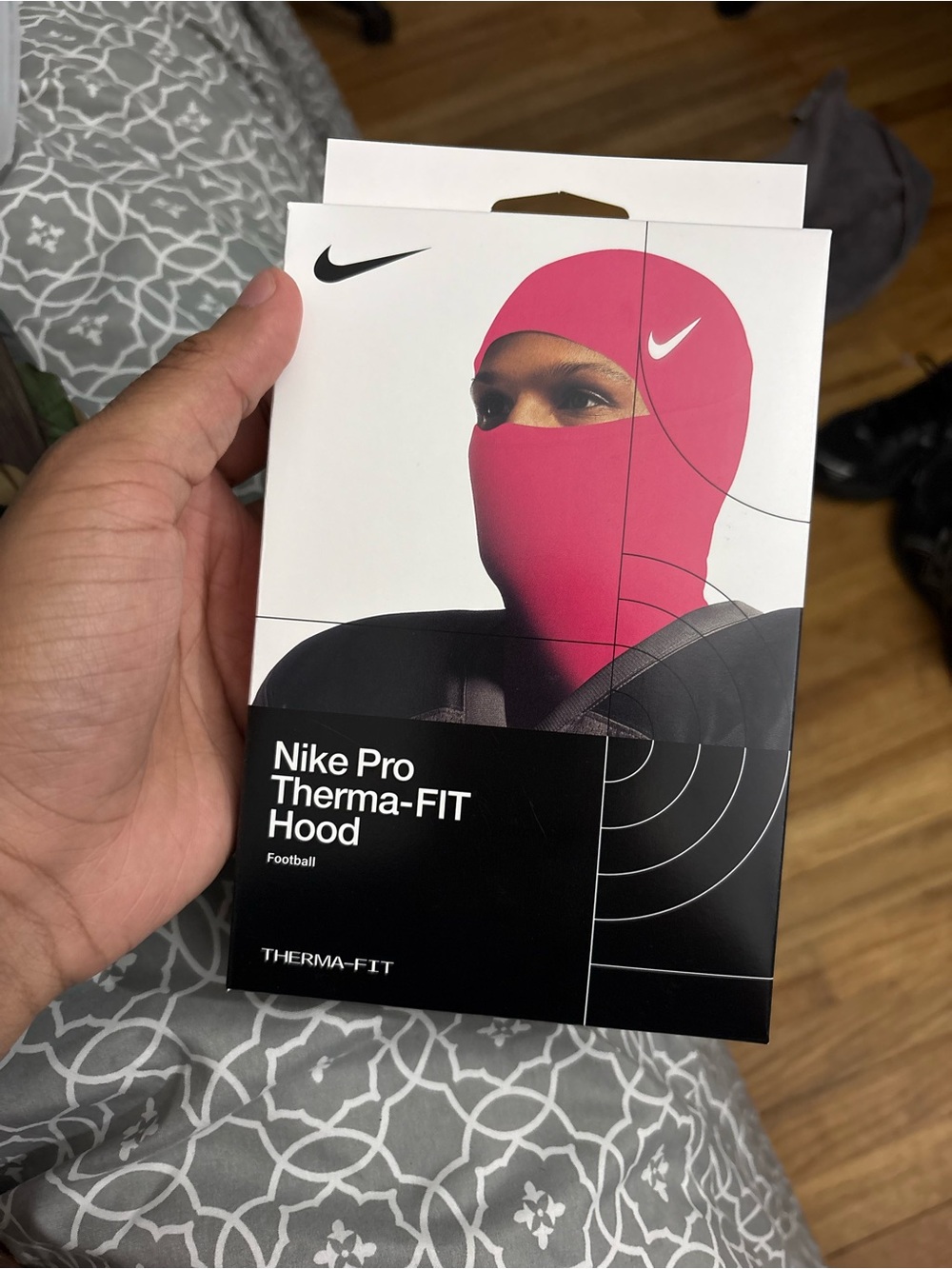 Nike Pink Therma-FIT Hooded Balaclava